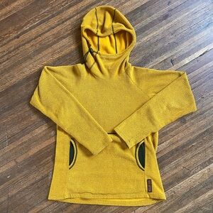 PRICE DROP Women’s Small Melanzana Fleece - RARE ochre yellow color